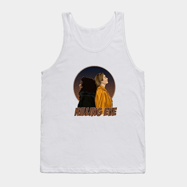 Killing Eve Pop Art Tank Top by quotify